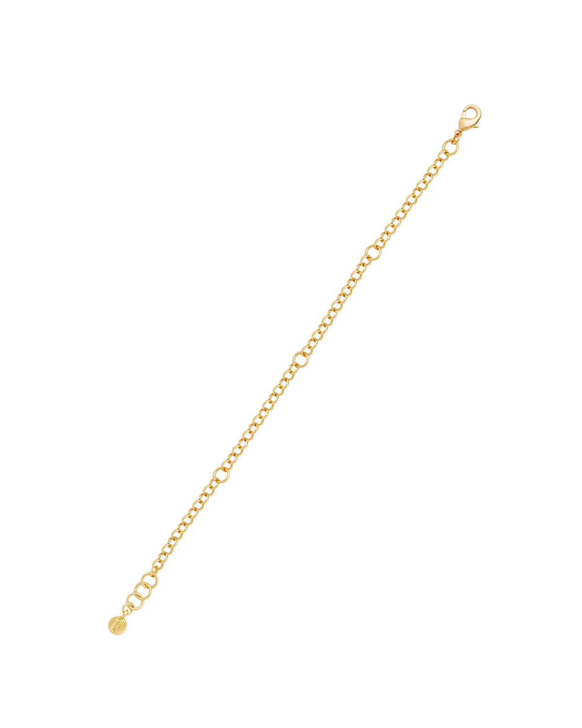 Gold Lucky Clover & Pearl Charm Bracelet