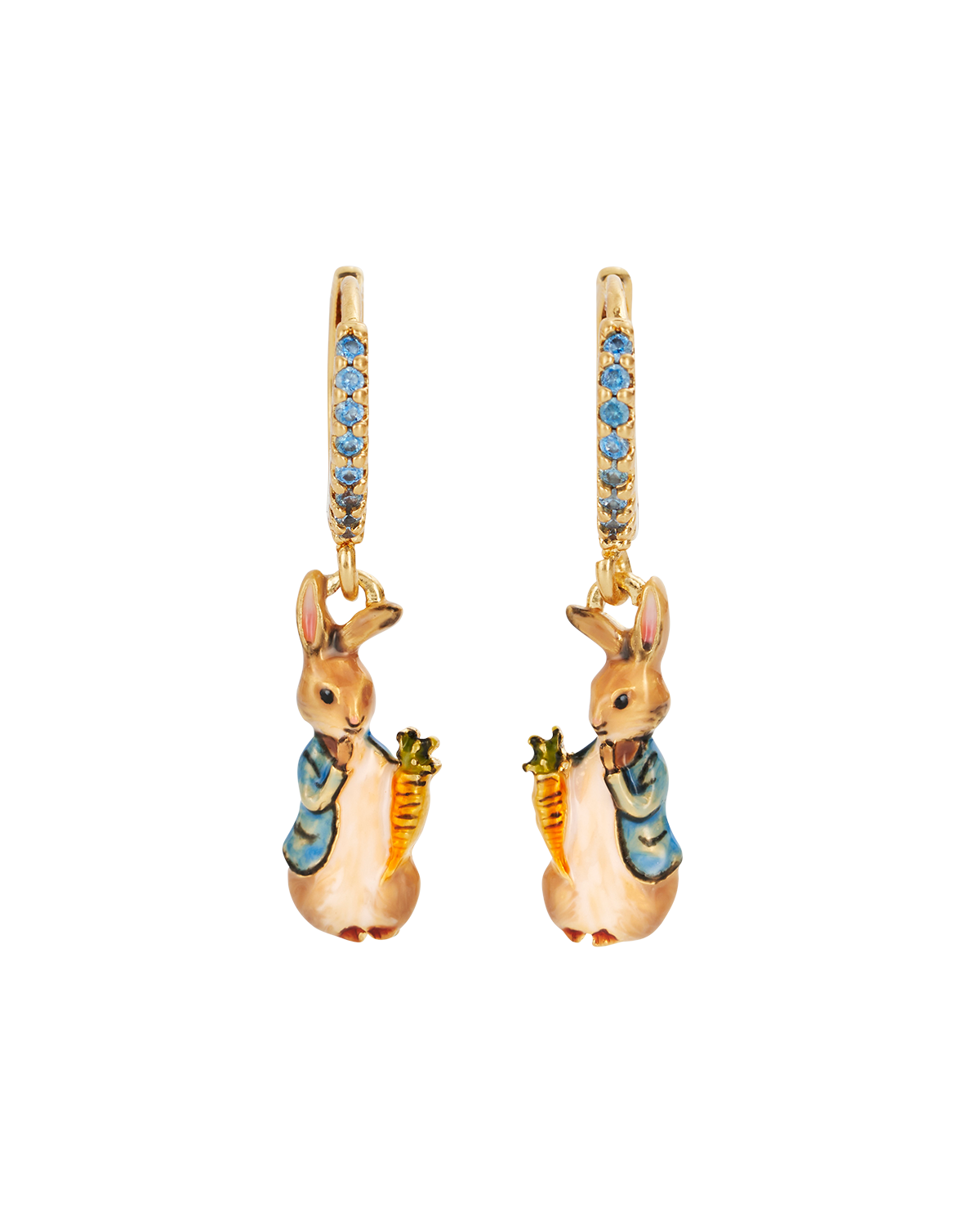 Fable England x Peter Rabbit Carrot Charm Huggie Earrings