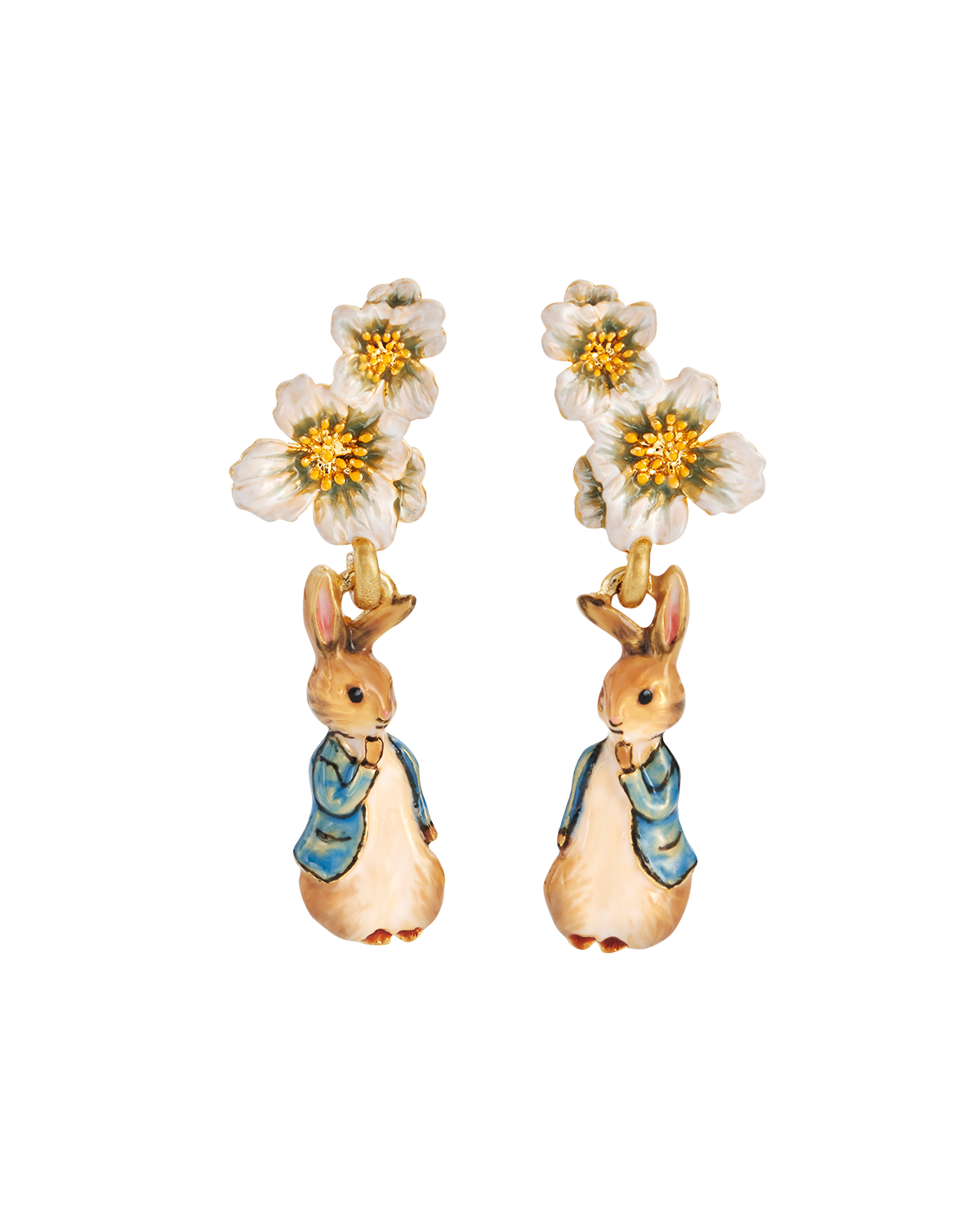 Fable England x Peter Rabbit Floral Drop Earrings
