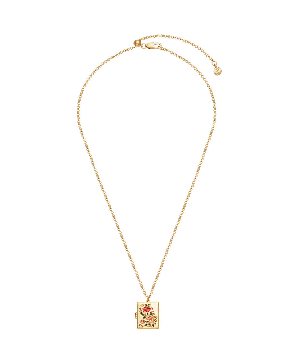 Medaglione Floreale Eve in Oro