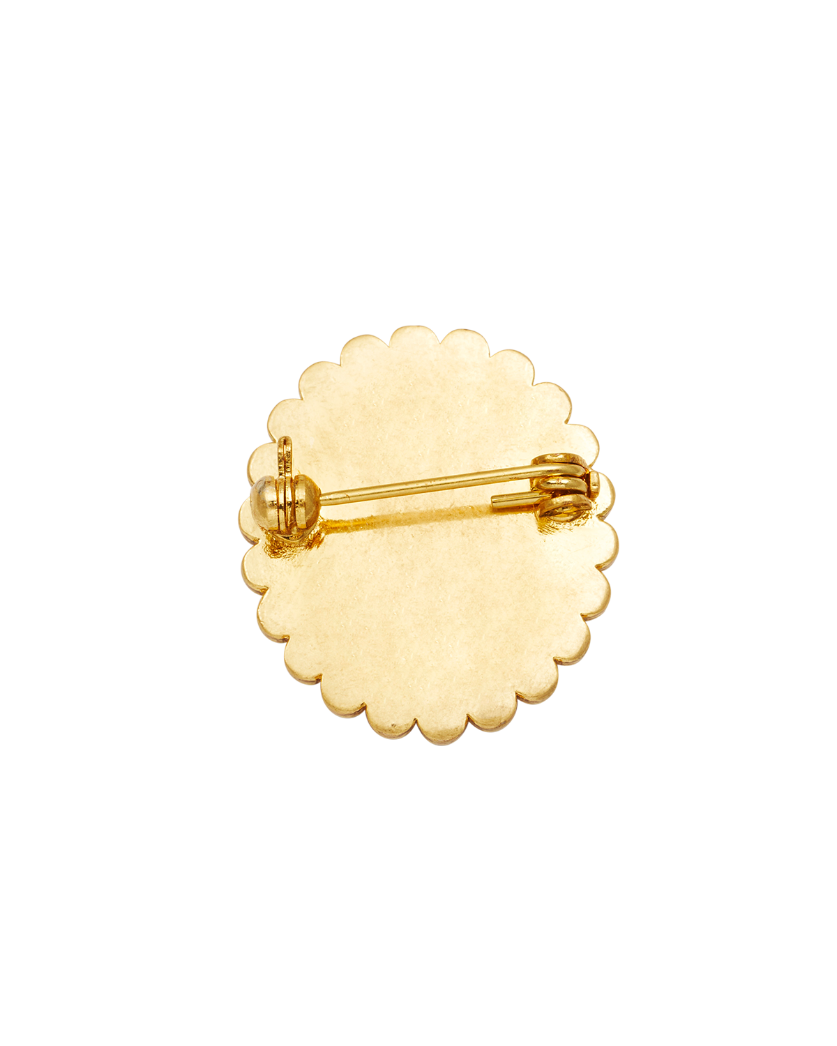 Eve Floral Brooch in Gold