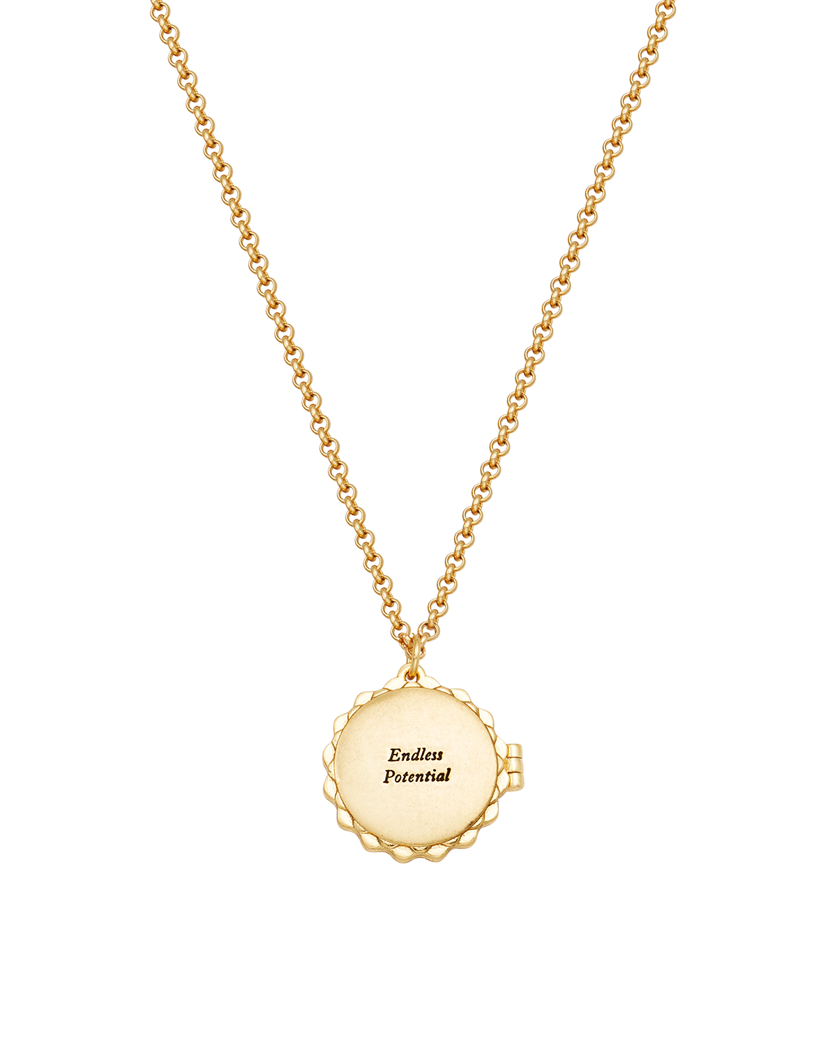 Collana Medaglione Ivy Blossom in Oro
