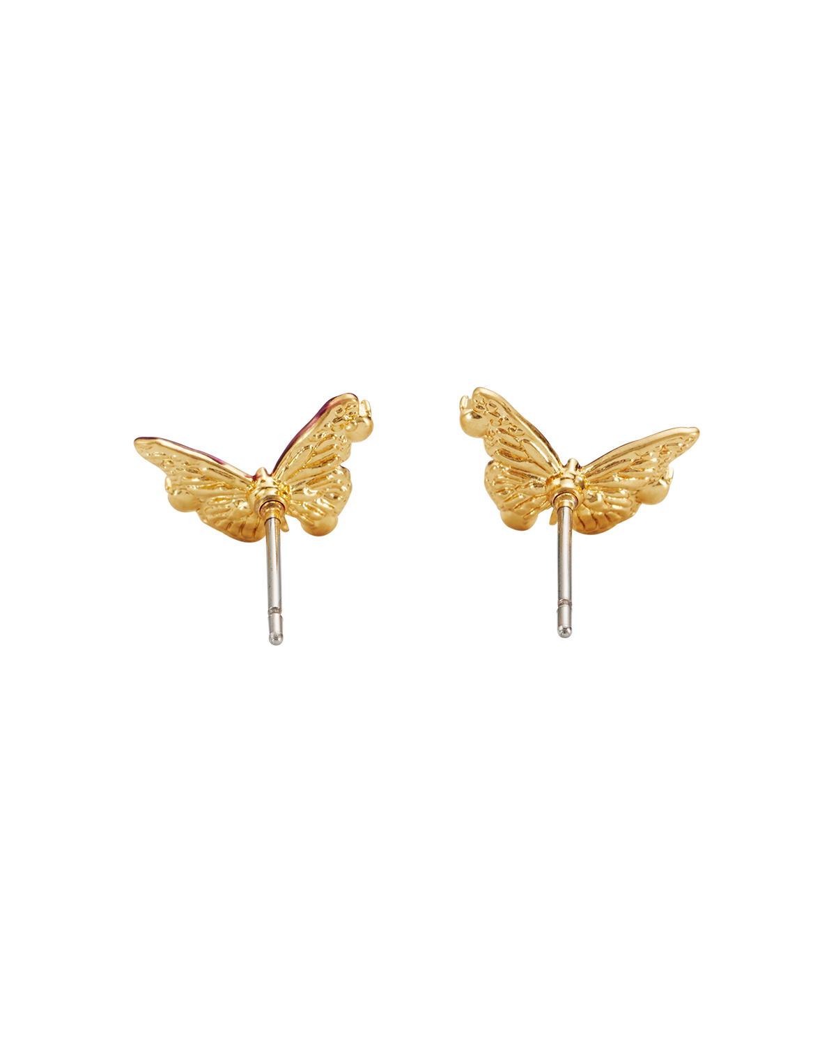 Eve Butterfly Stud Earrings in Gold