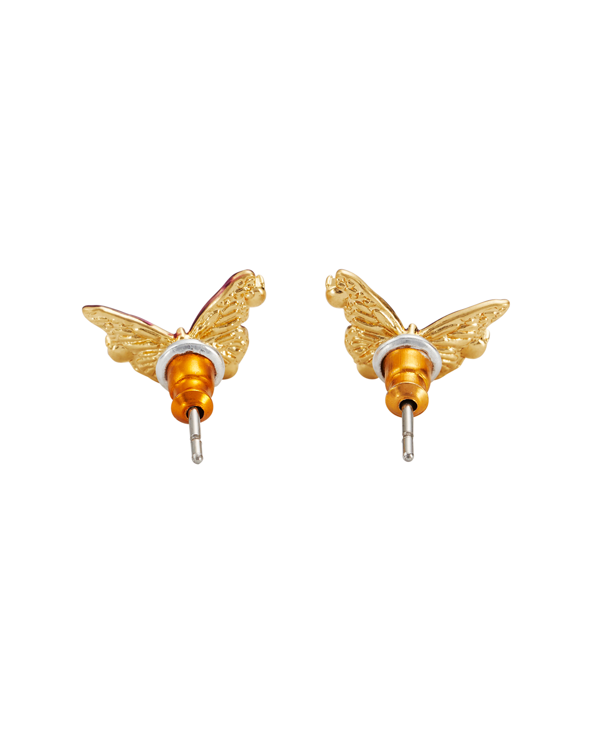Eve Butterfly Stud Earrings in Gold