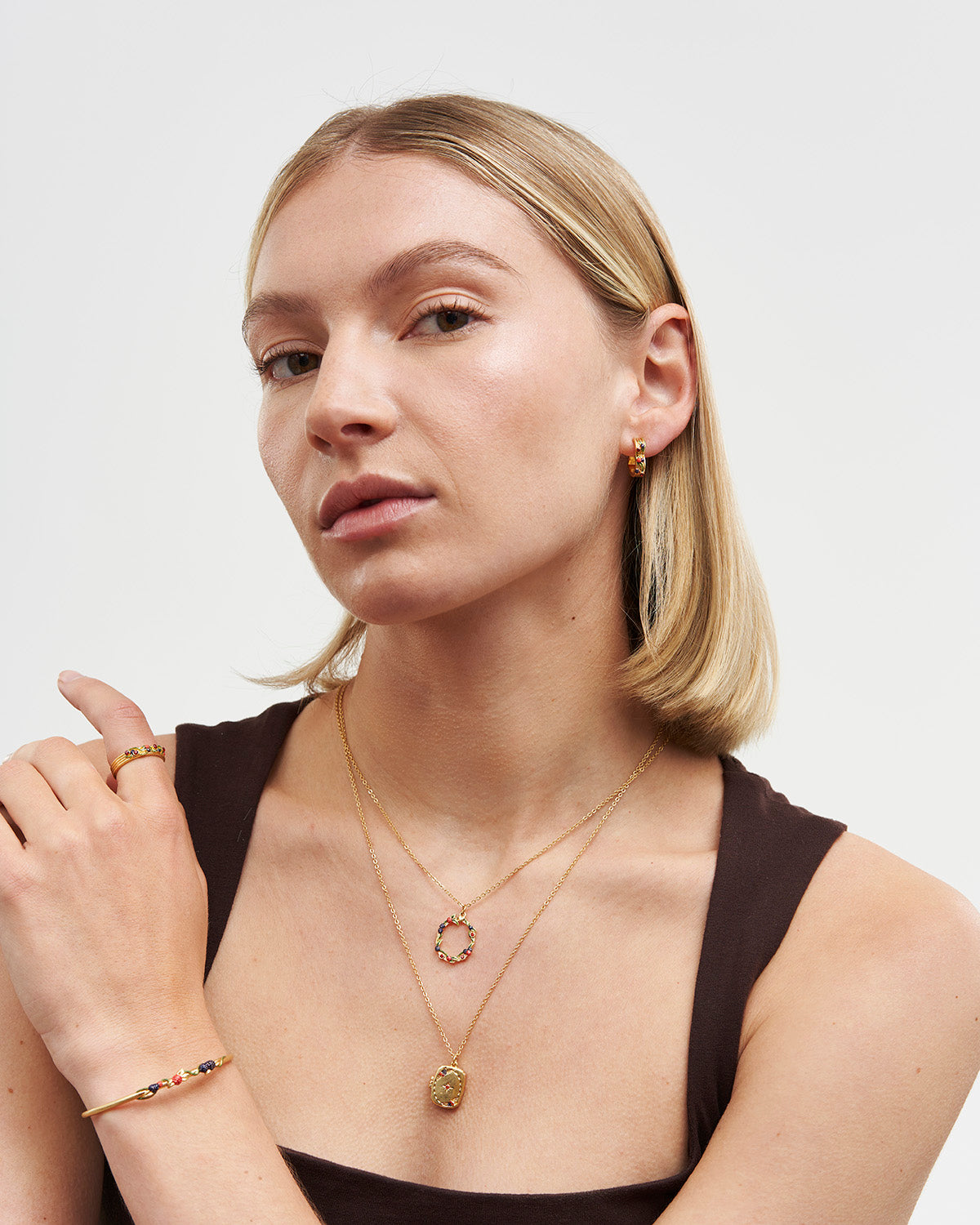 Orla Hedgerow Necklace in Gold