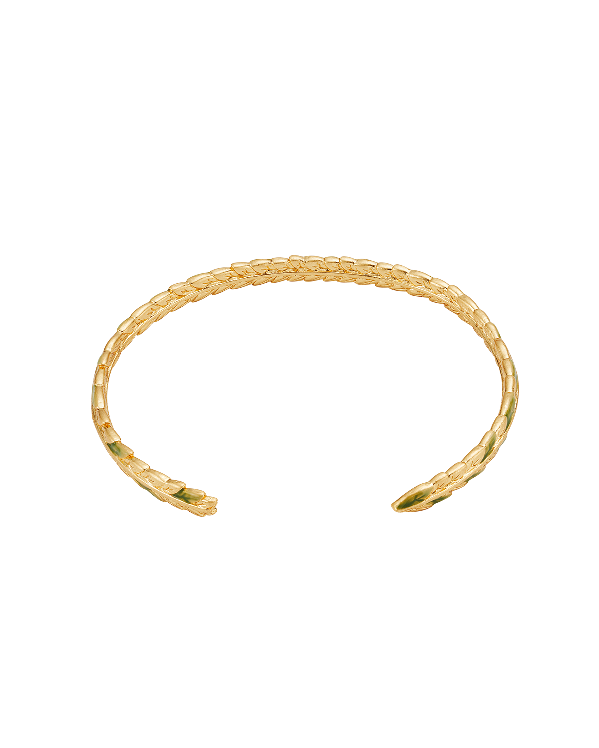 Wheat Bangle in Gold
