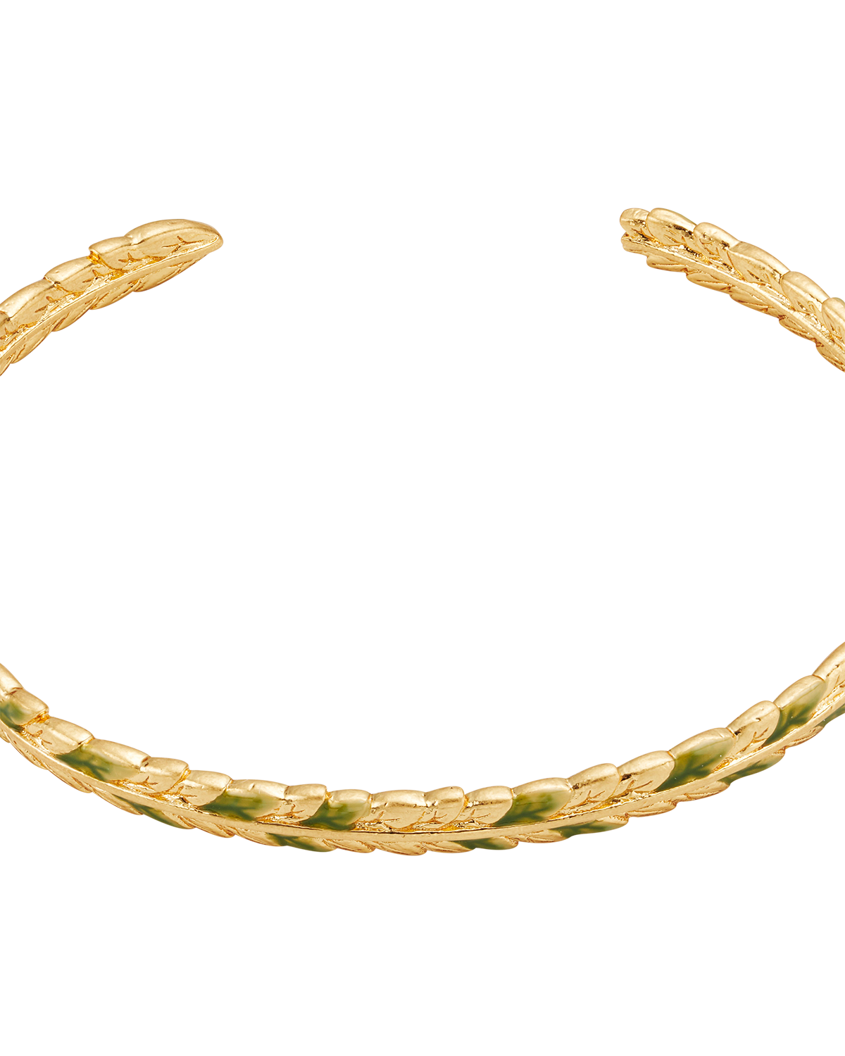 Wheat Bangle in Gold