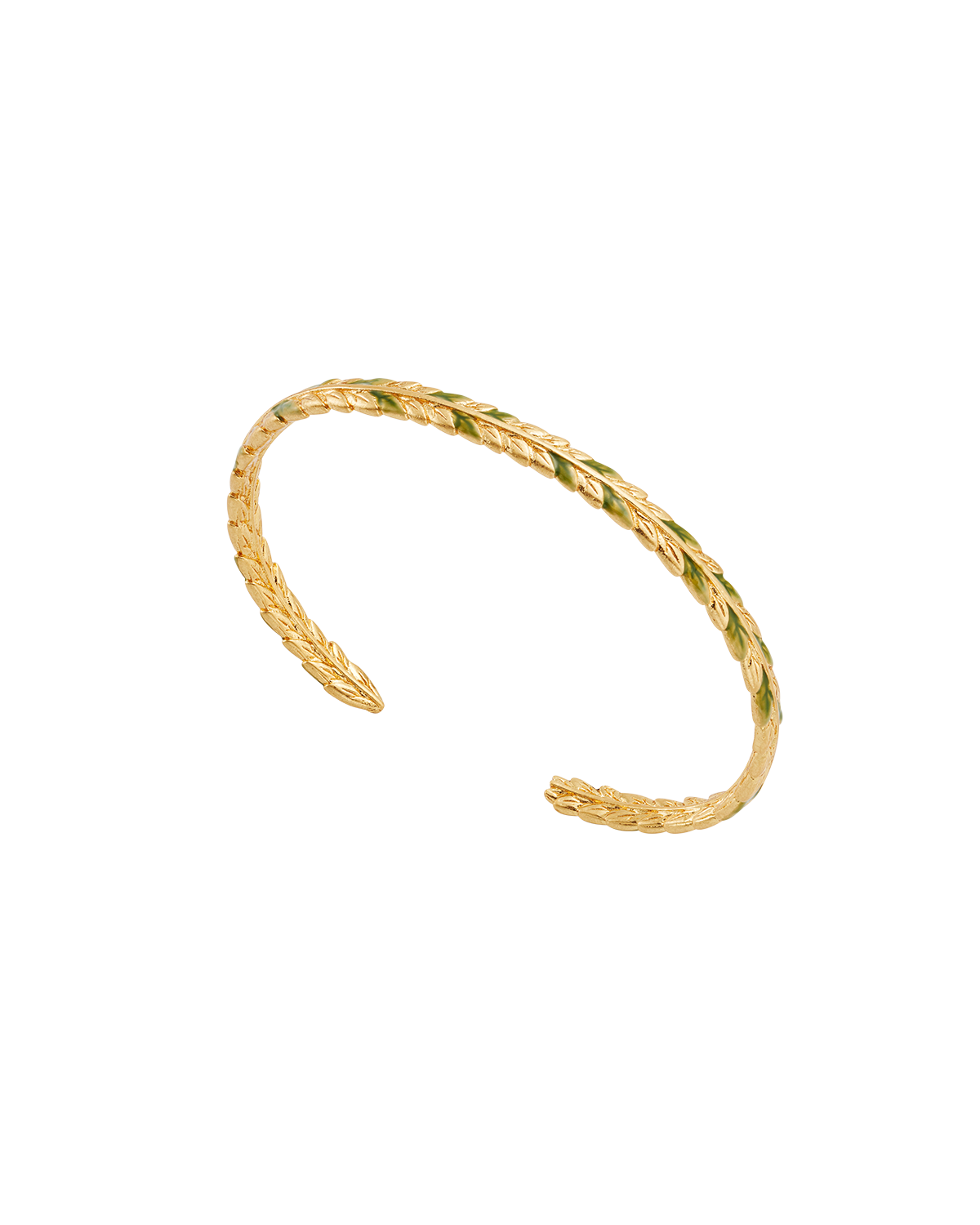 Wheat Bangle in Gold