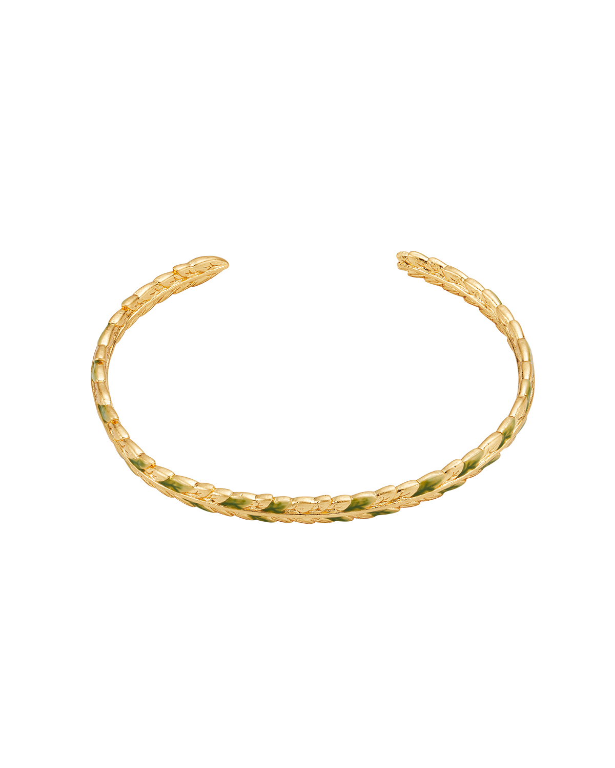 Wheat Bangle in Gold