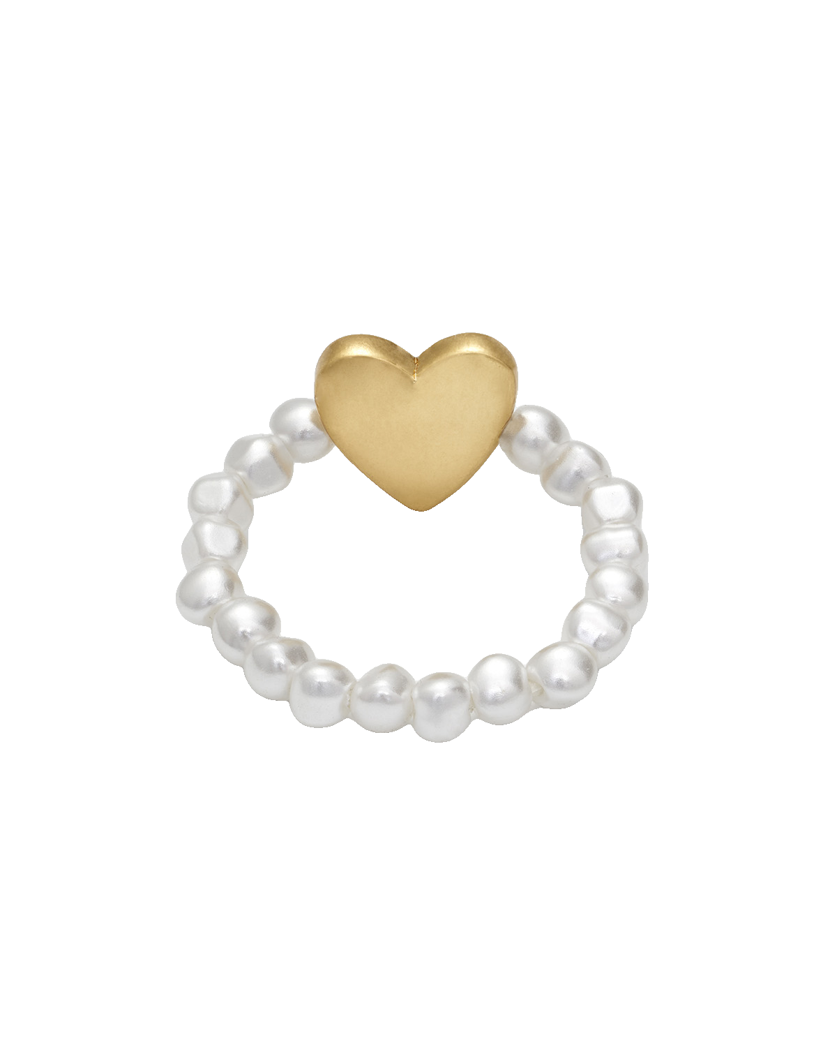Niva Mistletoe Stretch Ring in Gold
