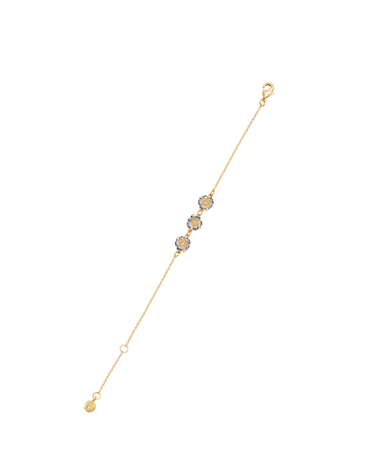 Larkspur Charm Bracelet in Gold