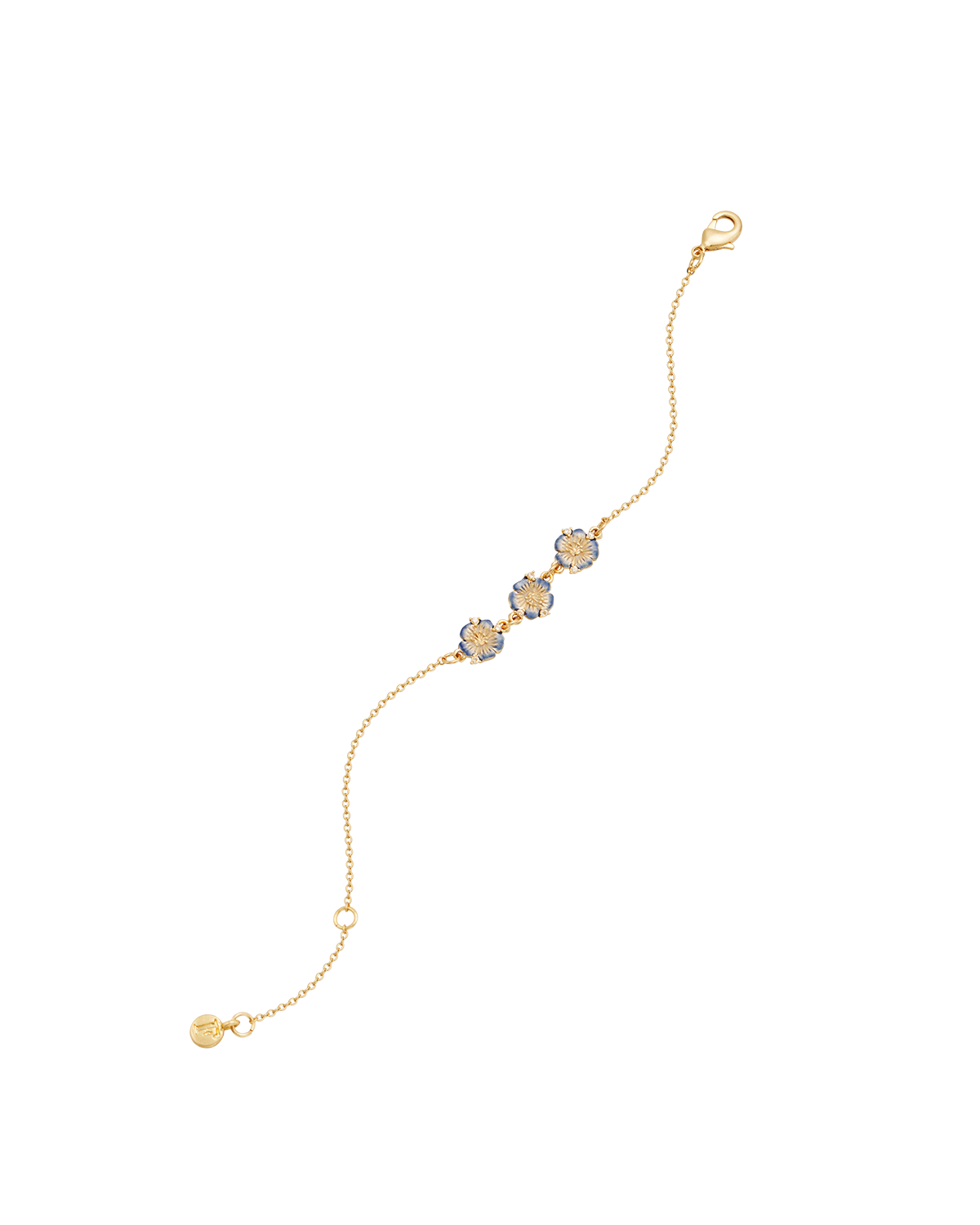 Larkspur Charm Bracelet in Gold