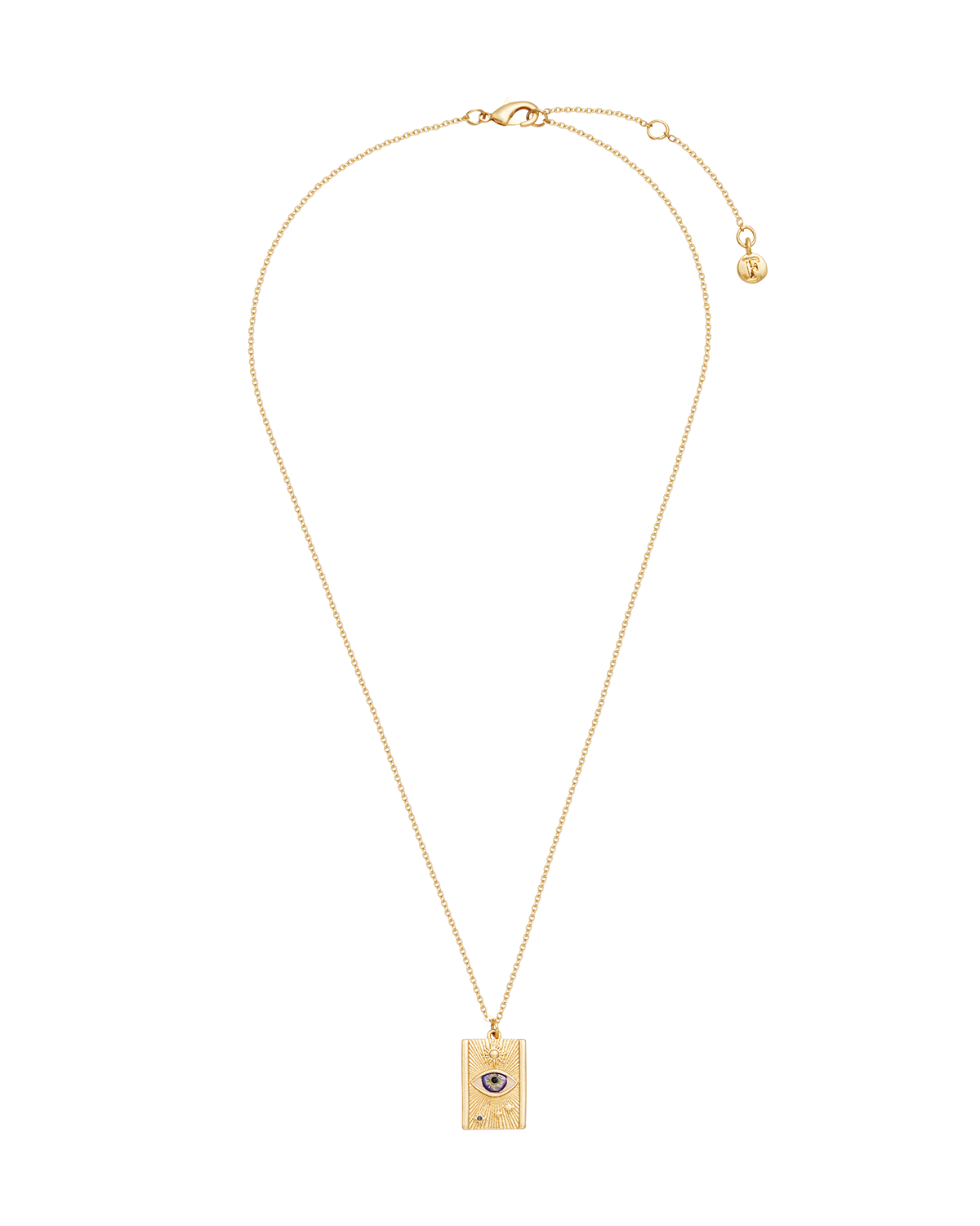 Talisman Eye Necklace in Gold