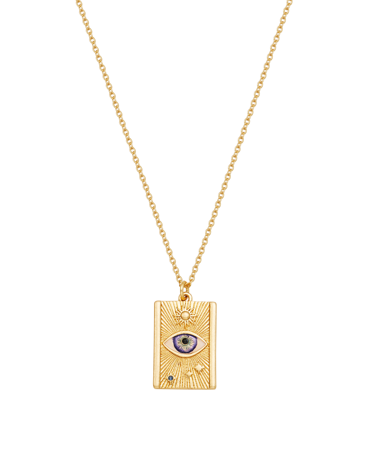 Talisman Eye Necklace in Gold