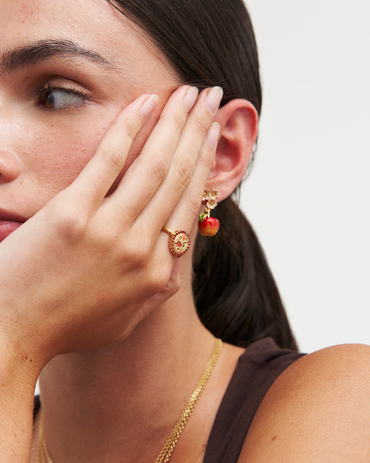 Eve Floral Ring in Gold
