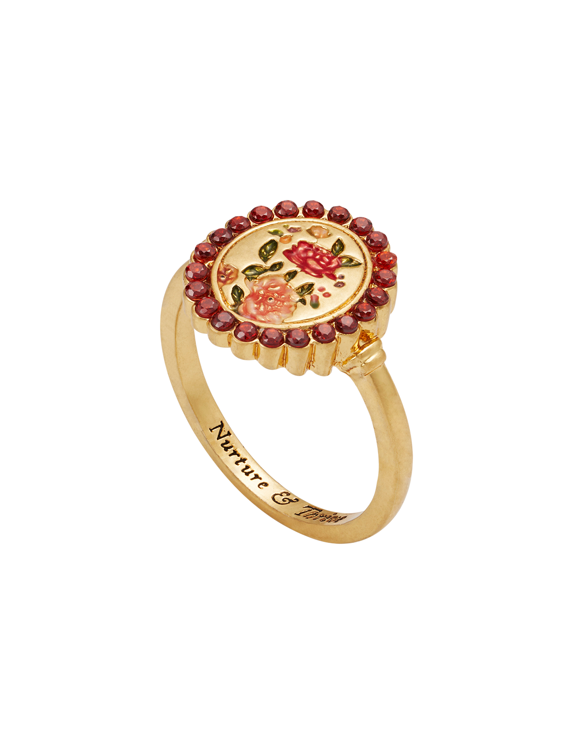 Eve Floral Ring in Gold