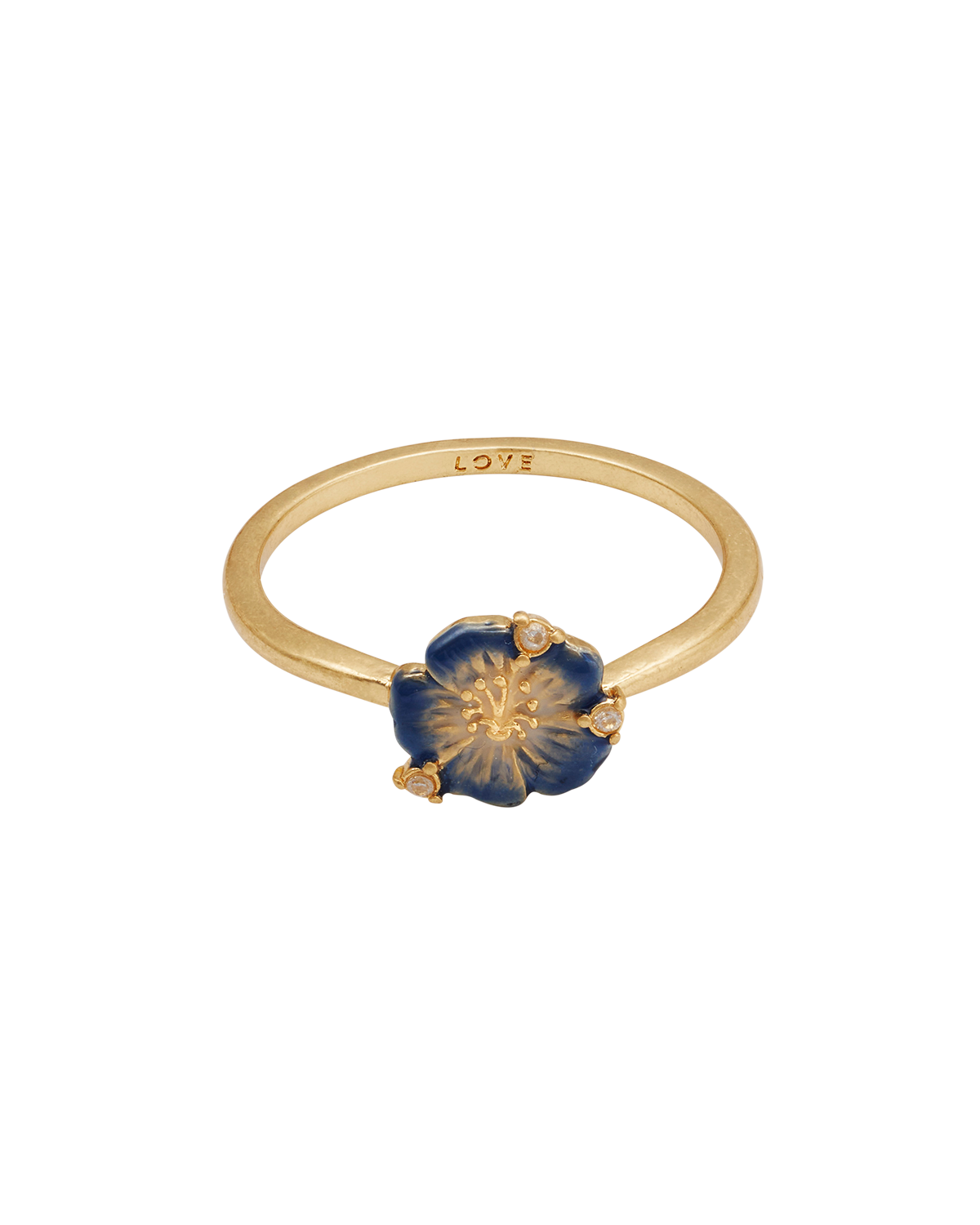 Larkspur Mini Stacking Ring in Gold in Gold