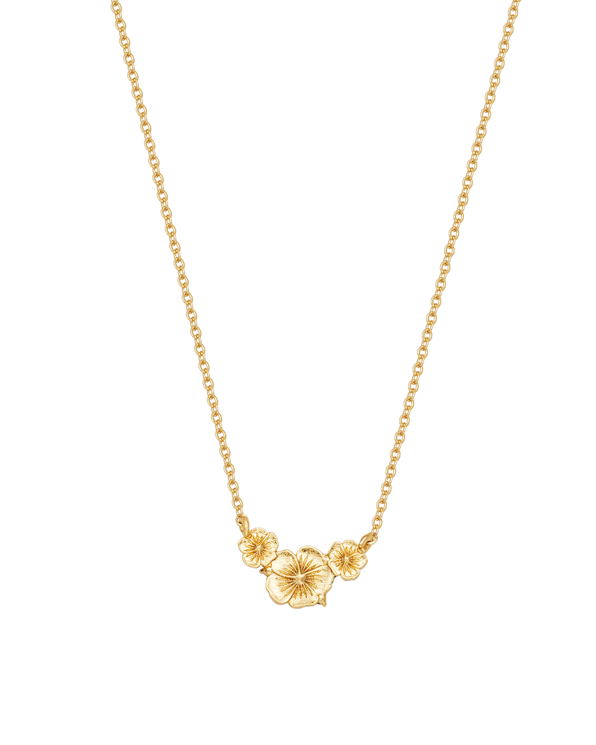 Larkspur Choker Necklace in Gold