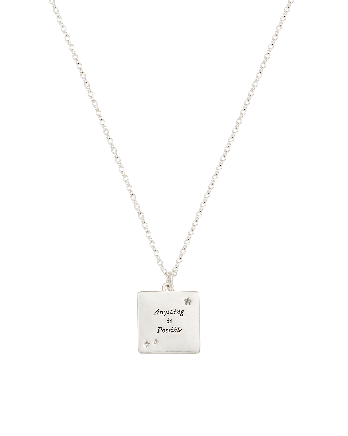 Butterfly & Moon in Silver