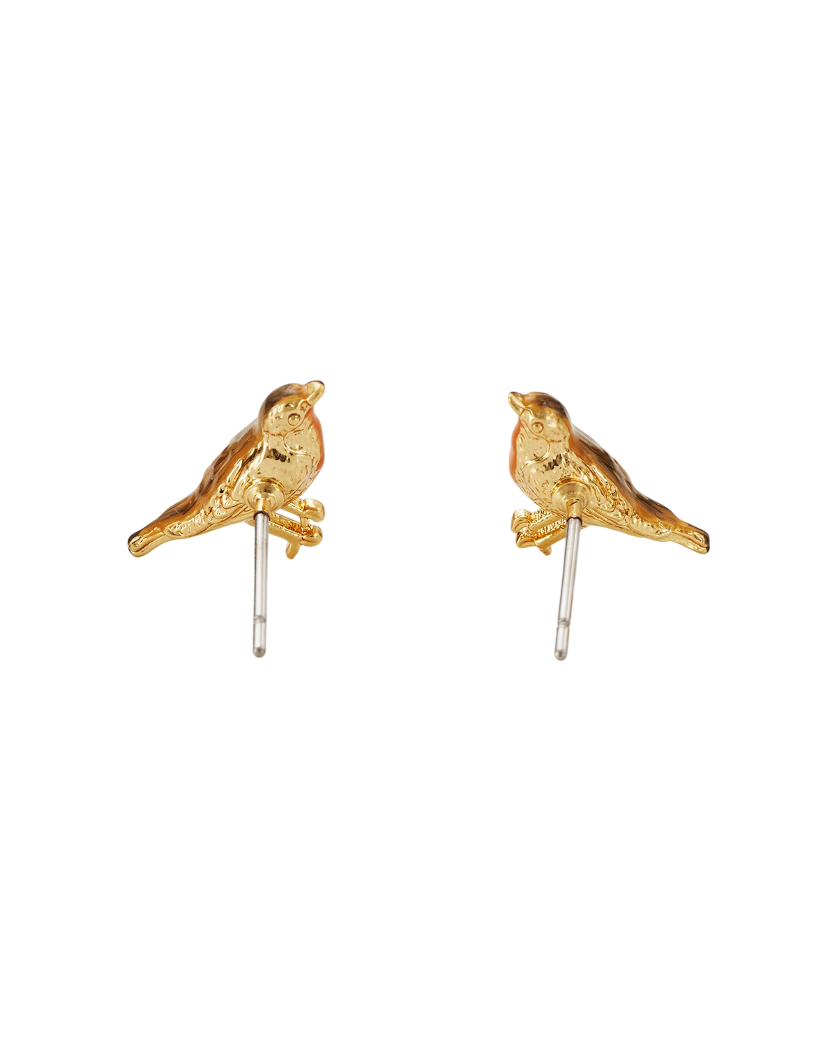 Robin Stud Earrings in Gold