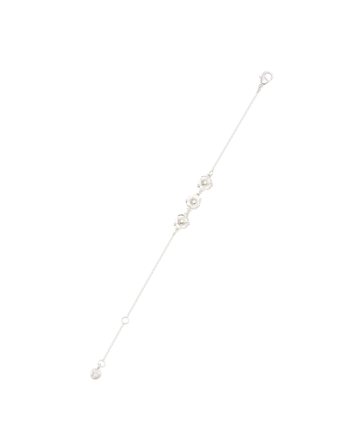 Larkspur Charm Bracelet in SIlver