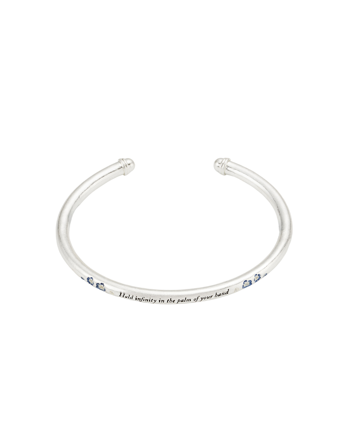 Larkspur Bangle in Silver