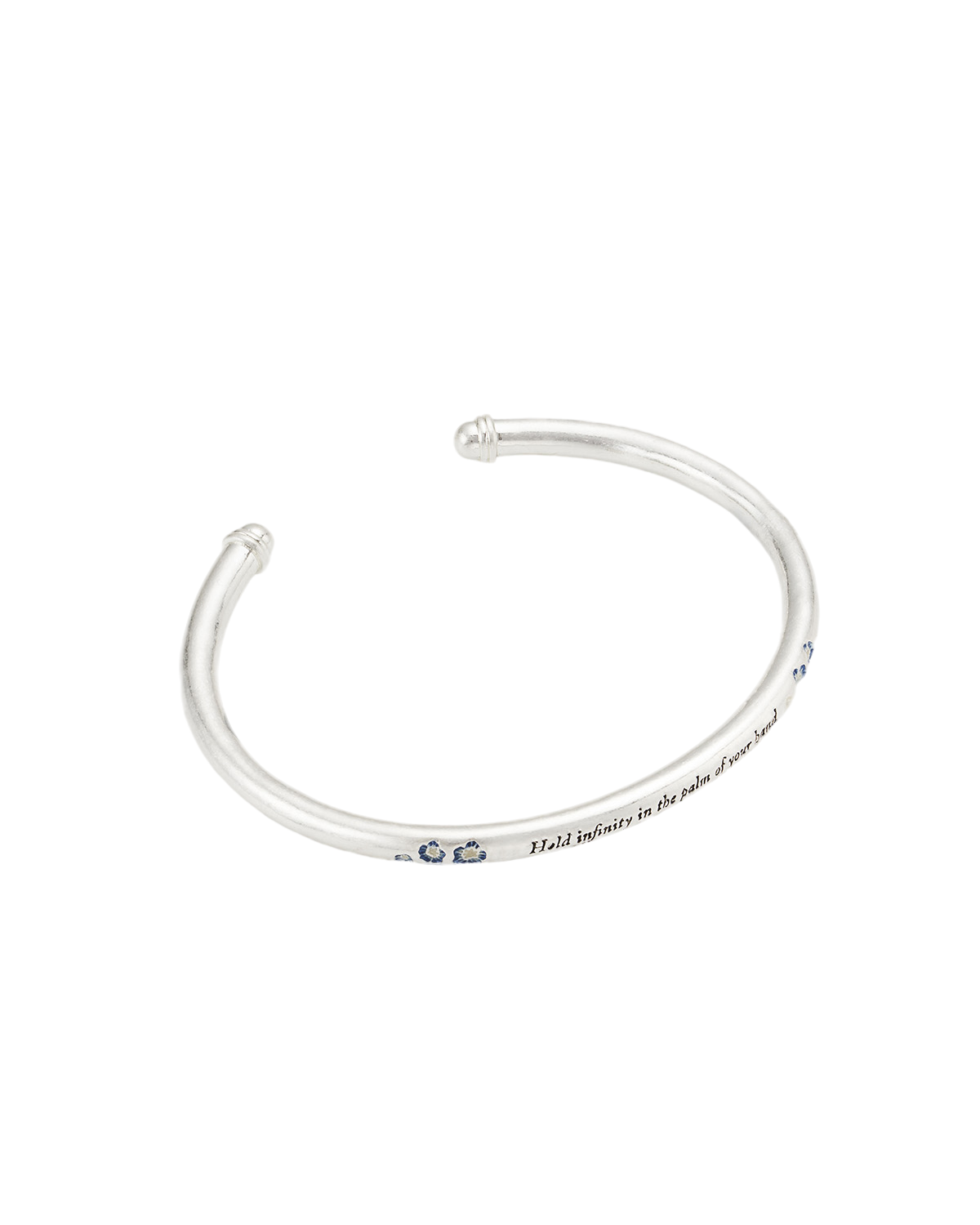 Larkspur Bangle in Silver