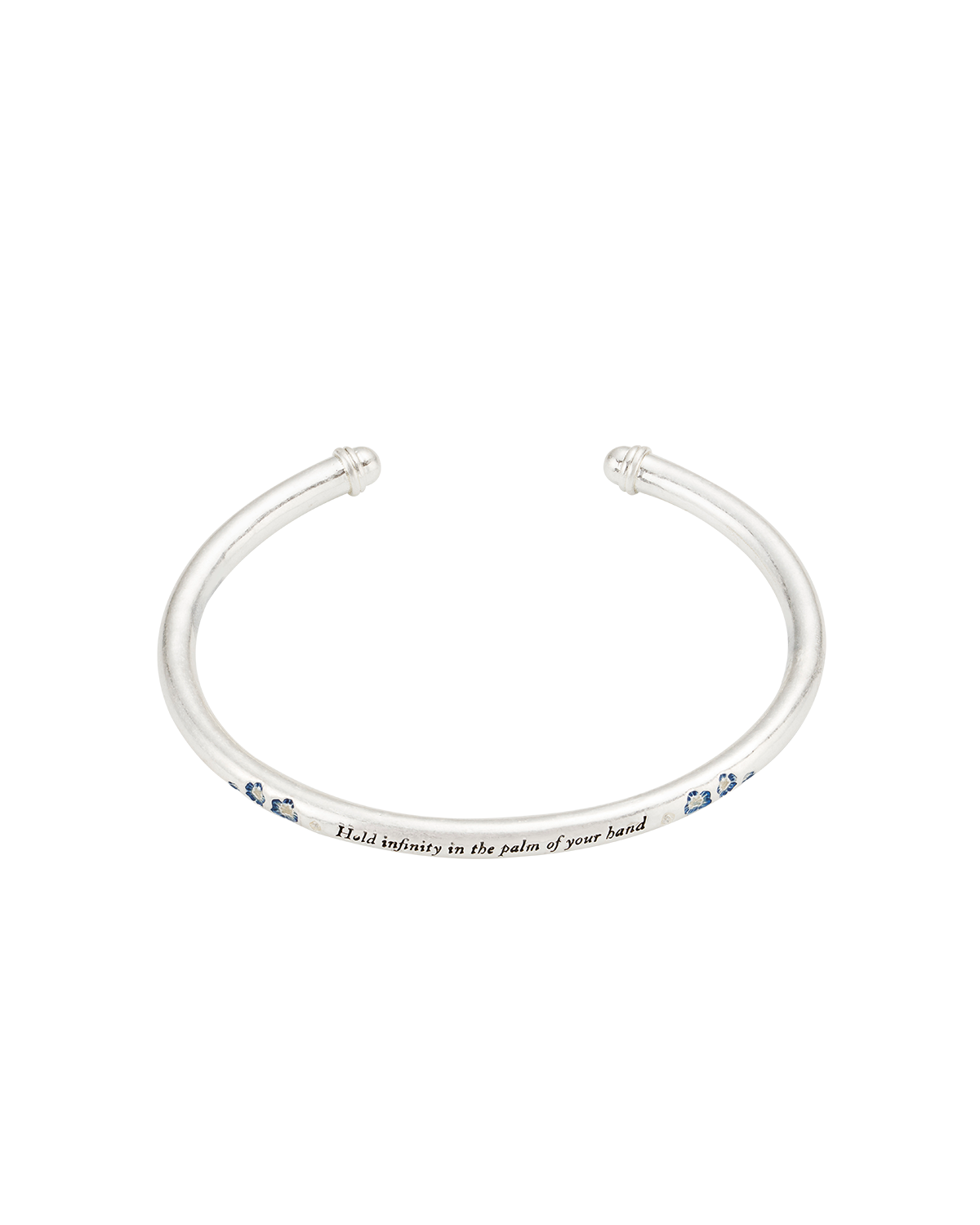 Larkspur Bangle in Silver