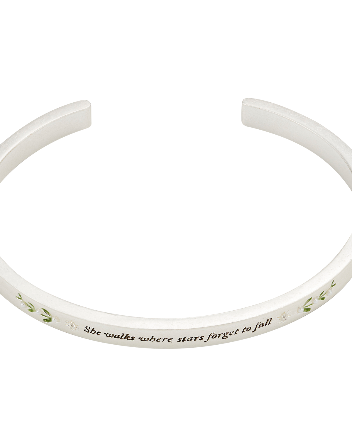 Larkspur Bangle in Silver