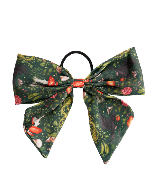 Catherine Rowe Into the Woods Oversized Hairbow - Green