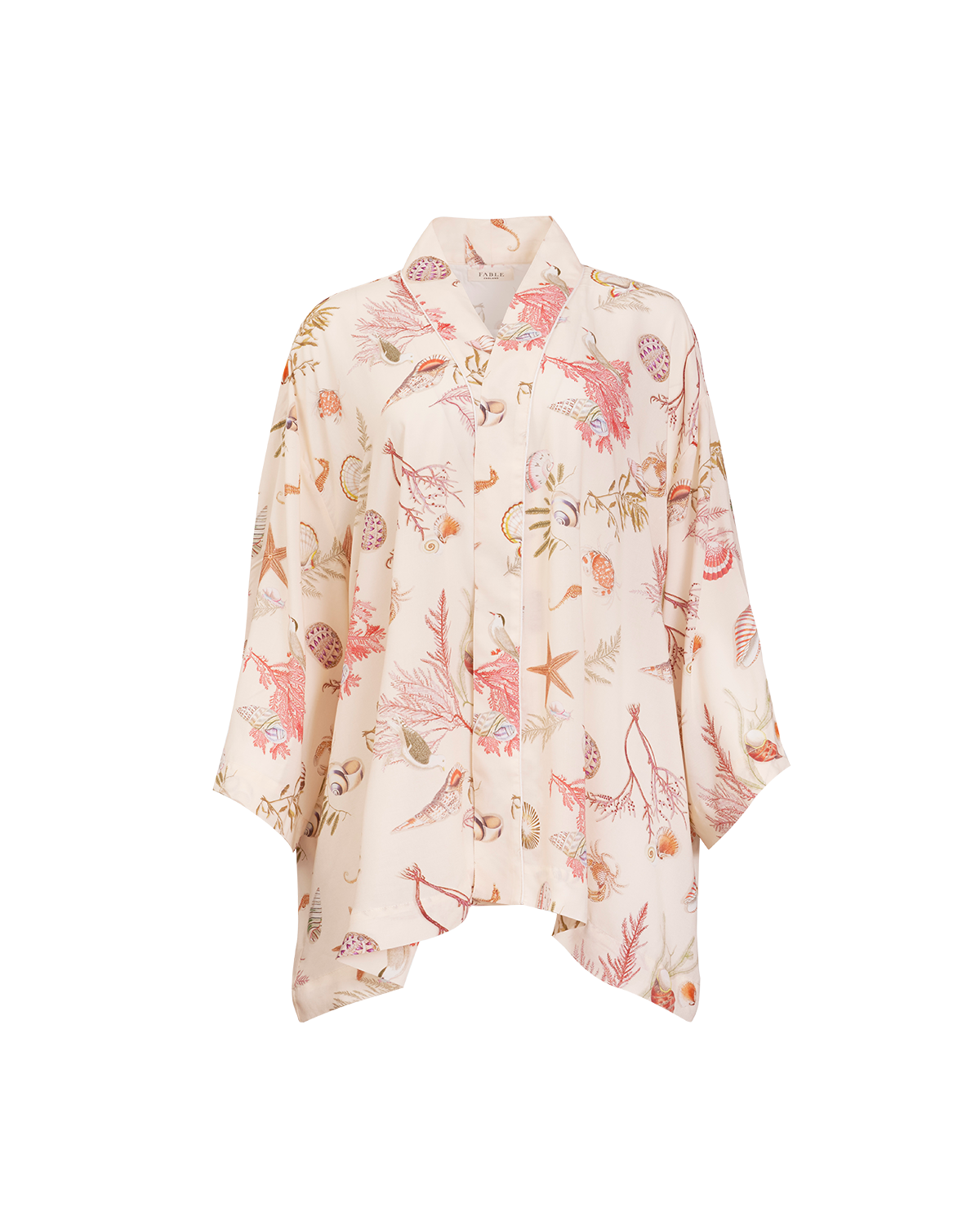 Whispering Sands Lotus Short Kimono