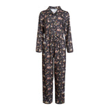 Wonderland Black Pyjamas & Wonderland Black Sleep Mask Set