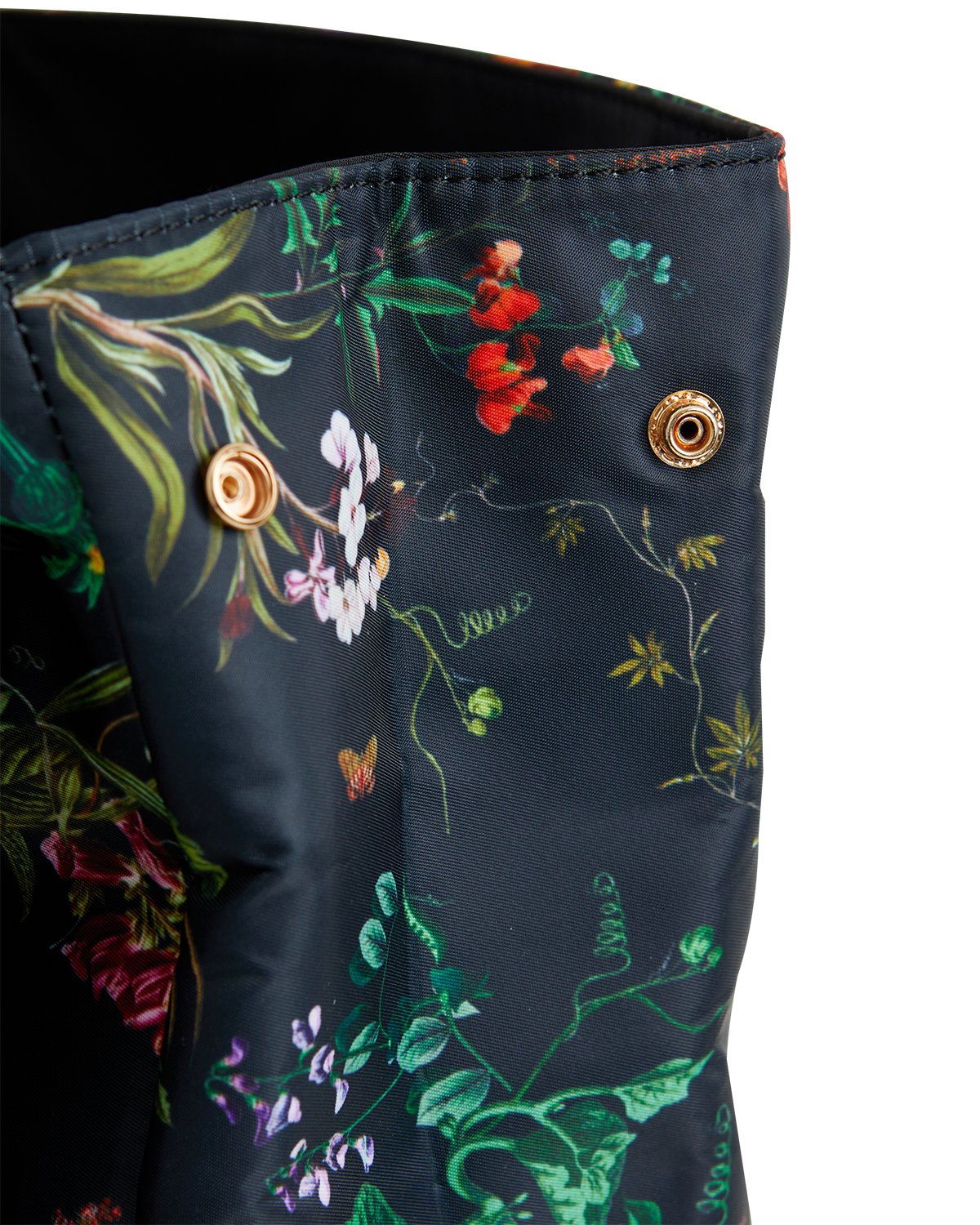 Botanical Pumpkin Black Backpack