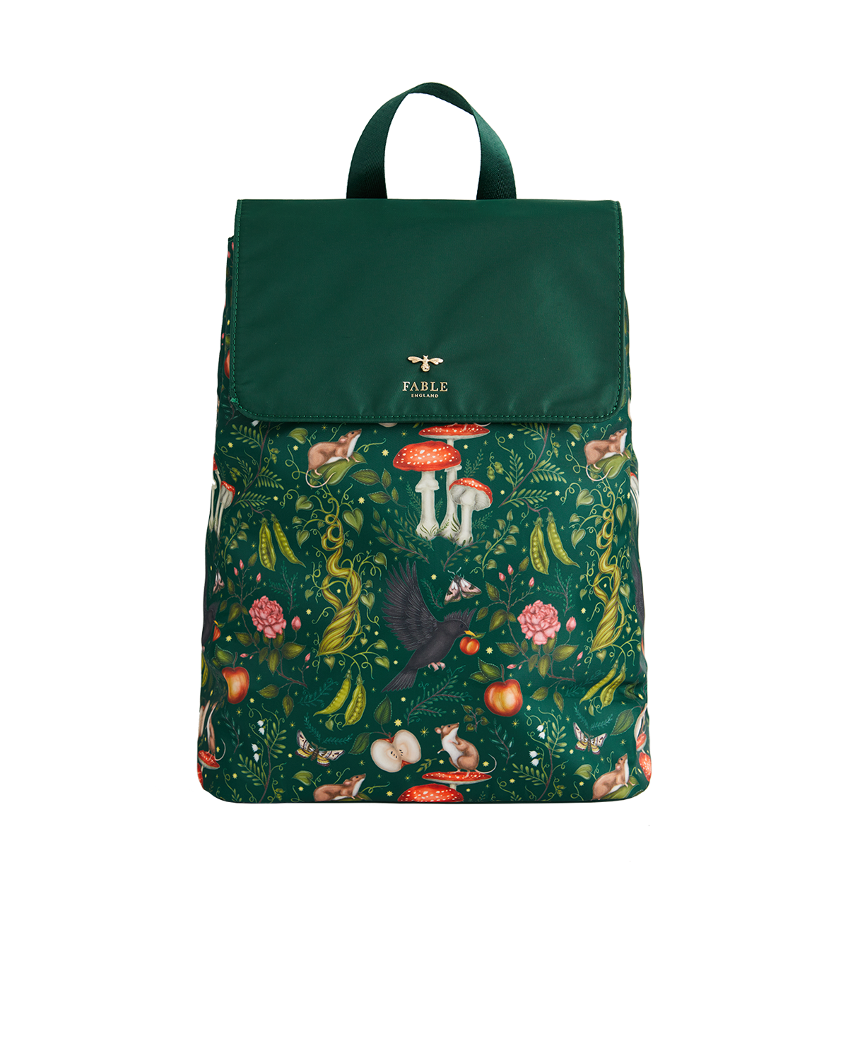 Catherine Rowe x Fable Into the Woods Green Backpack