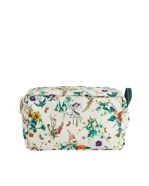 Botanical Pumpkin Ivory Travel Pouch