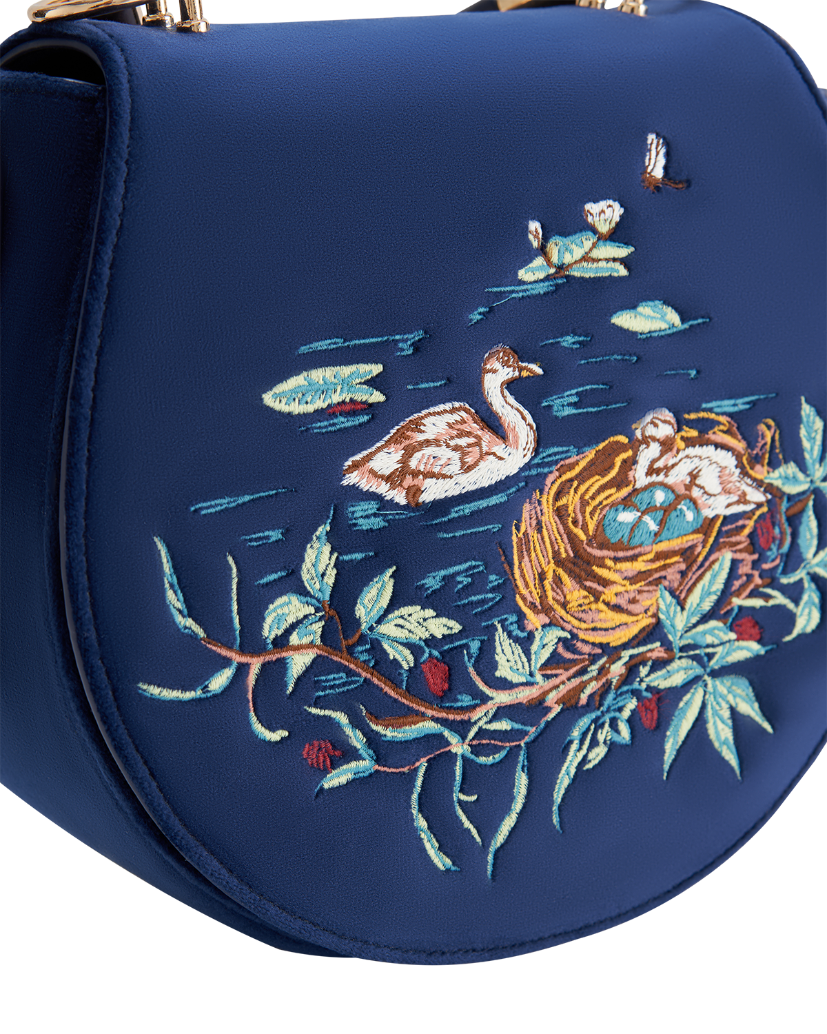 Bolso Rebecca Cisne Cygnet Bordado