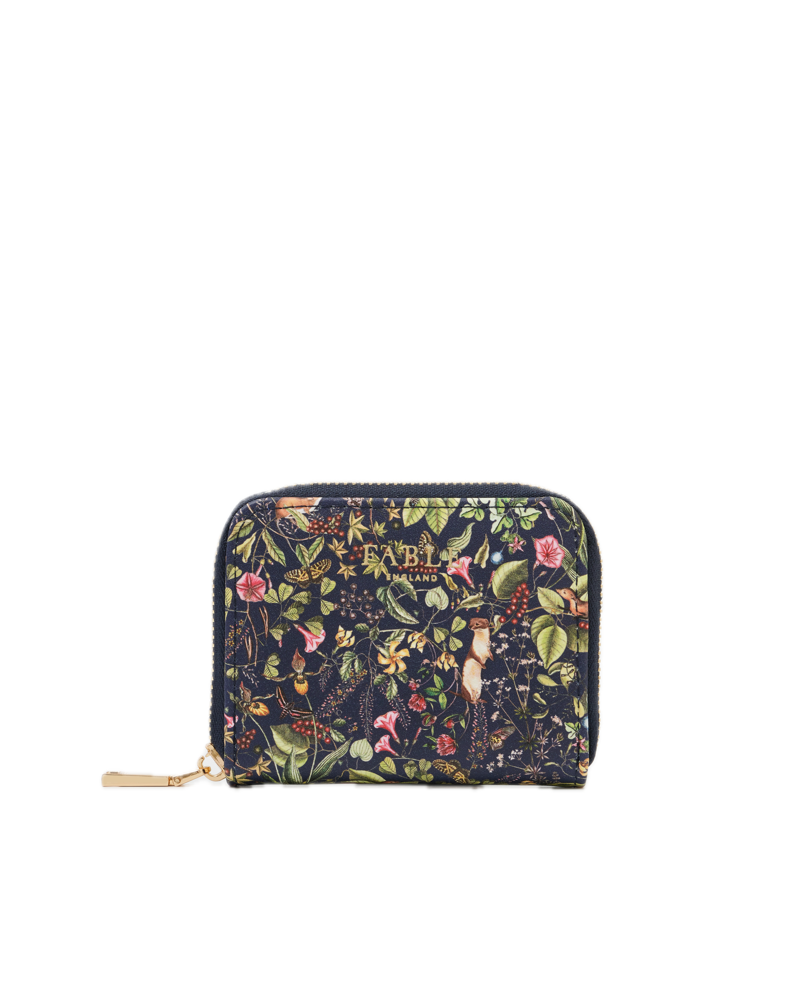Wolf Garden Small Navy Zip Purse