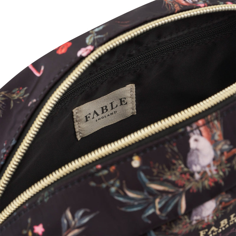 Wonderland Wash Bag & Wonderland Toile Square Scarf Set