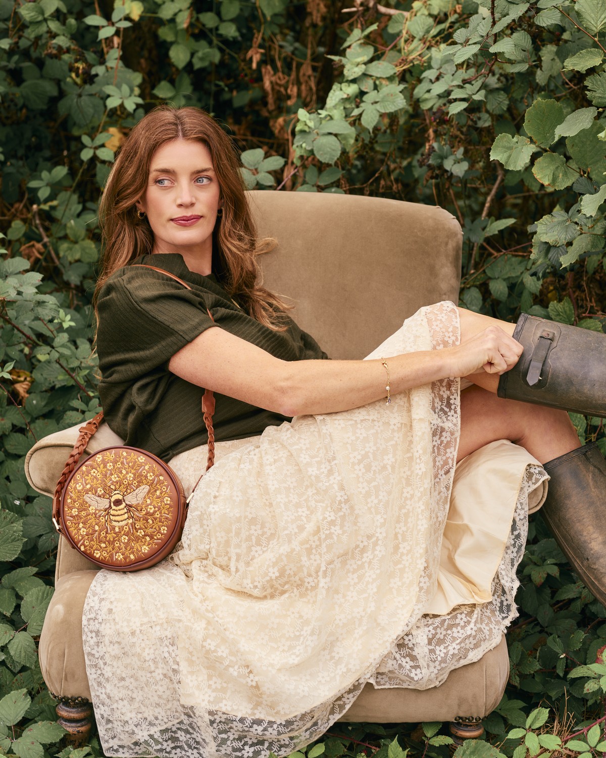 Bumble Circle Bag styled