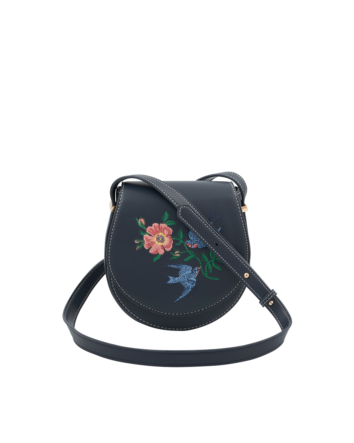 Swooping Swallows Saddle Bag