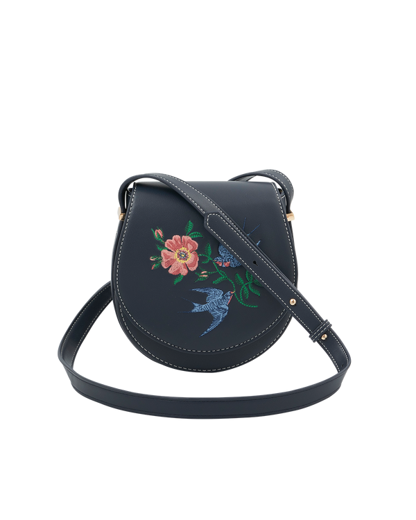 Swooping Swallows Saddle Bag