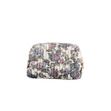 Hydrangea Small Quilted Makeup Bag & Hydrangeas Square Scarf Set