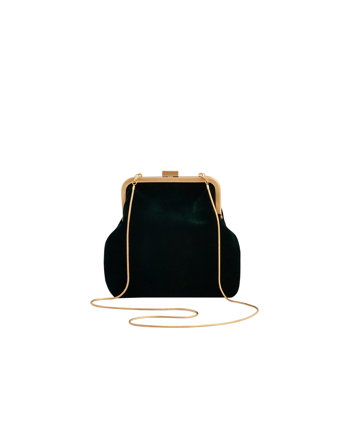 Green Velvet Clutch