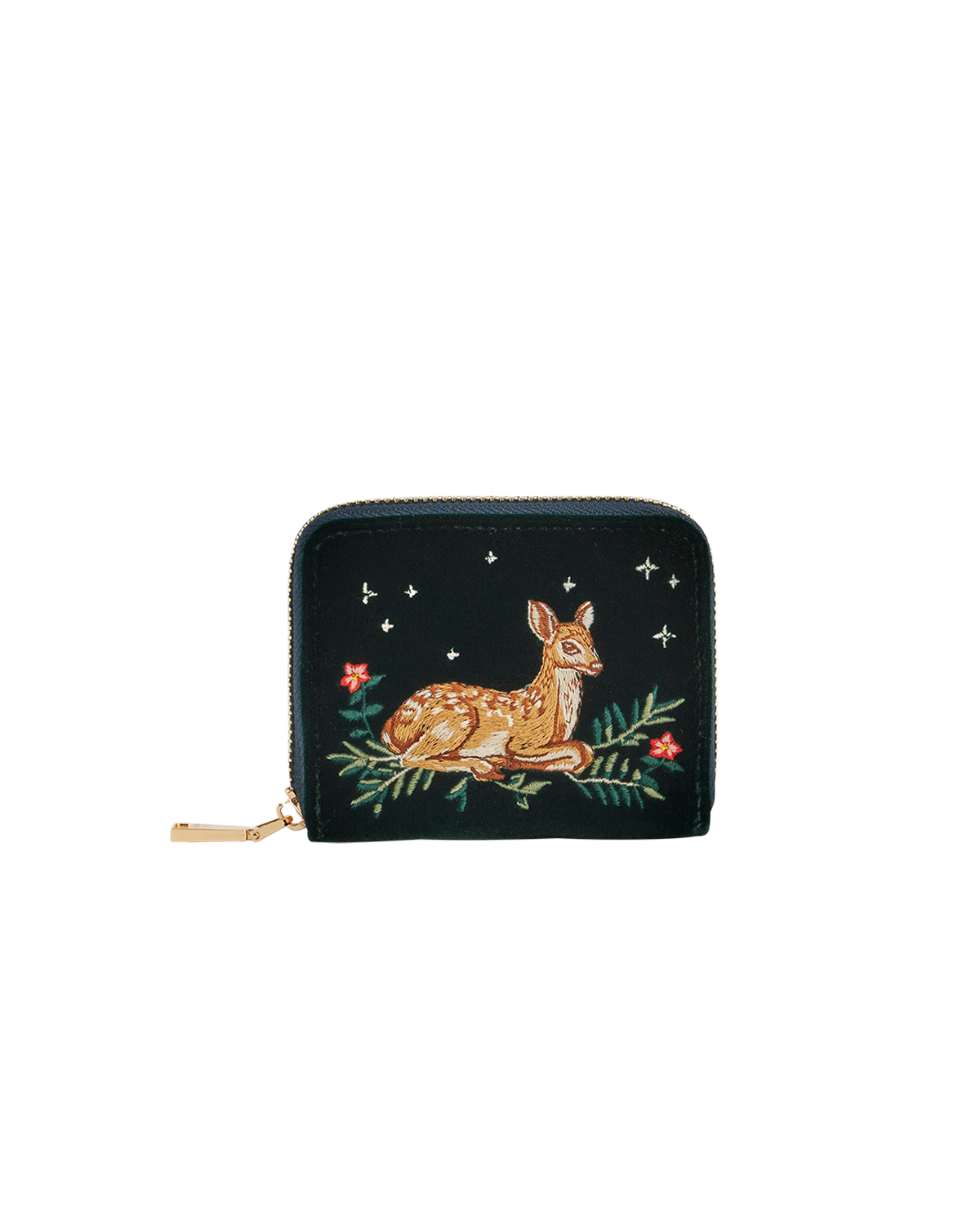 Fawn Embroidered Purse Small