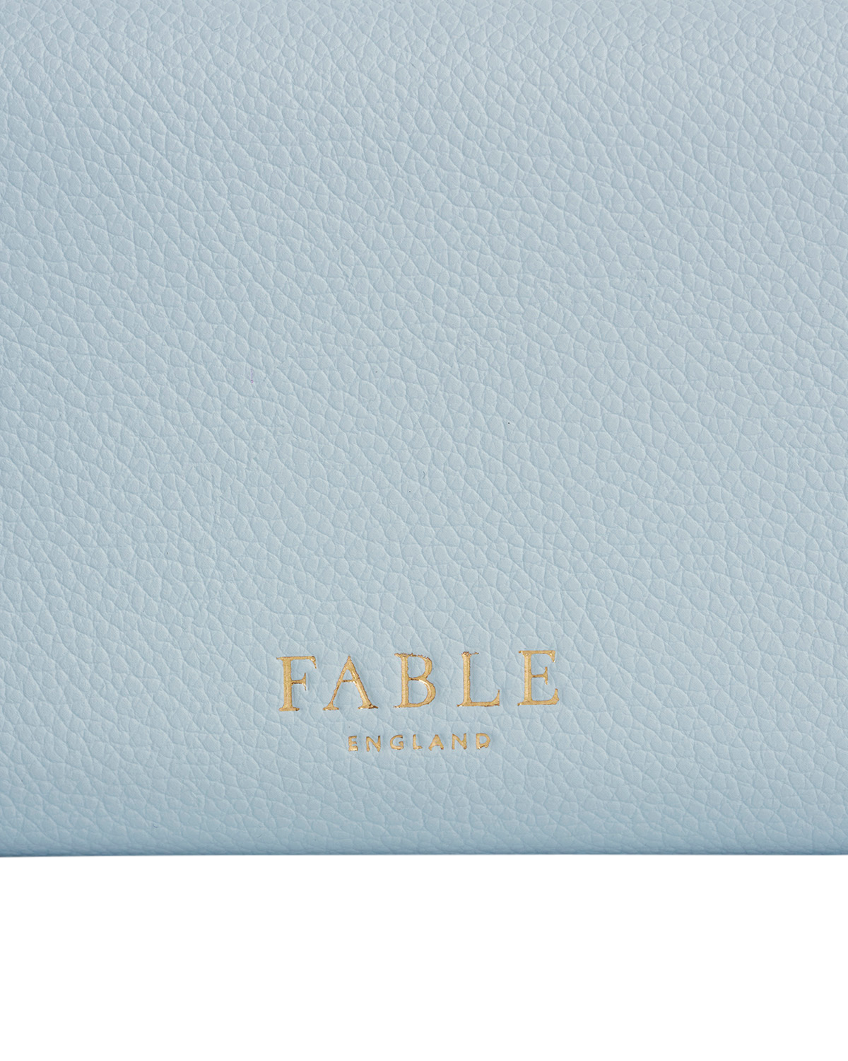 Swallow Embroidered Large Blue Purse