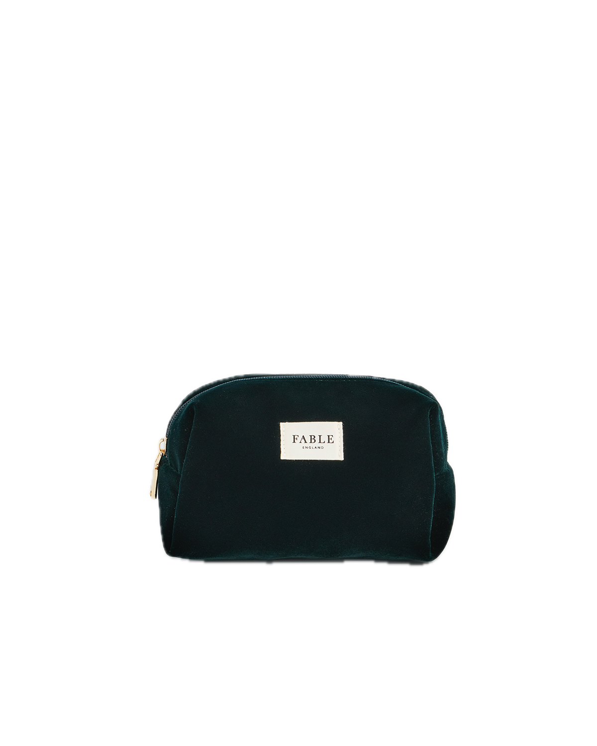 Green Velvet Cosmetic Pouch