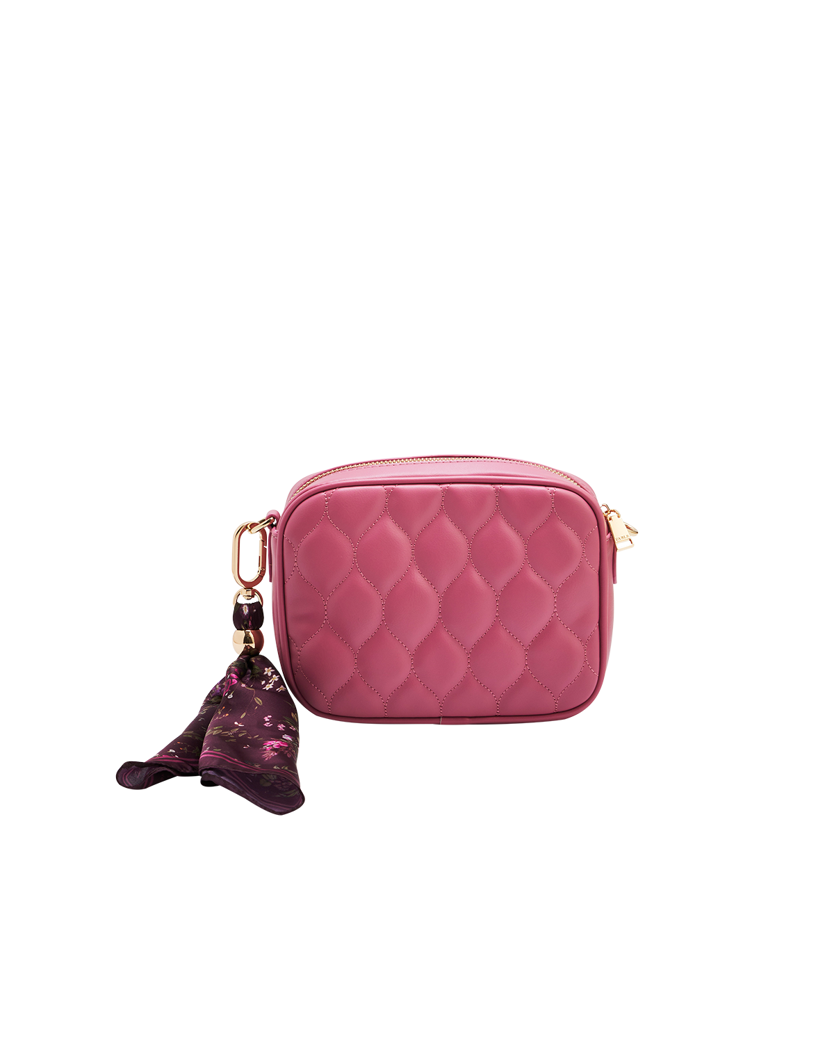 Borsa Alice Trapuntata per Fotocamera Rosa