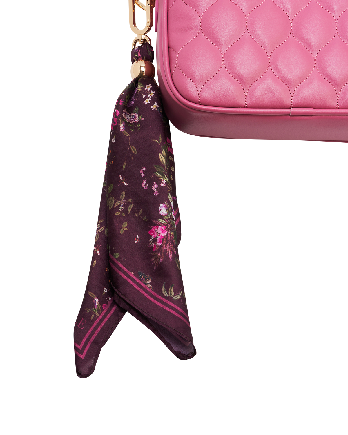 Borsa Alice Trapuntata per Fotocamera Rosa