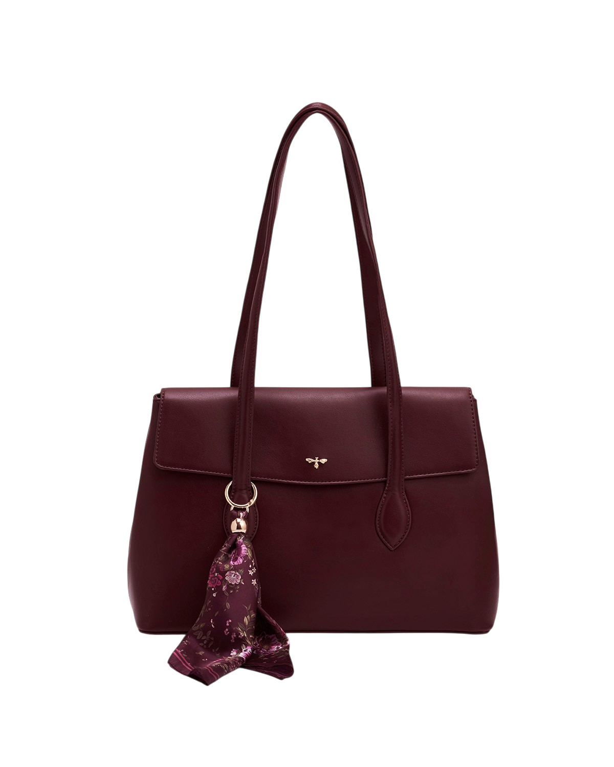 Romilly Shoulder Bag in Burgundy