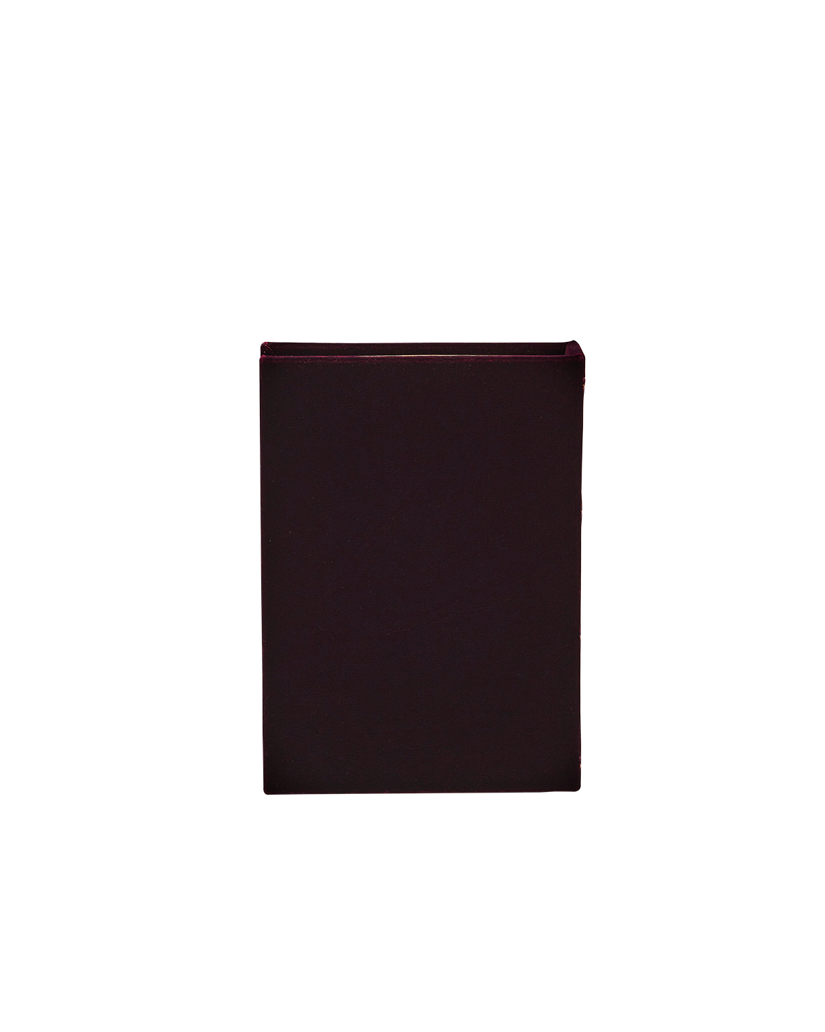 Elinor Meadow Embroidered Book Box in Burgundy Velvet